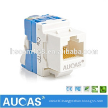 2016 Wholesale High Quality Custom UTP Cat6 RJ45 Tool-less Keystone Jack For Lan Cable Connection